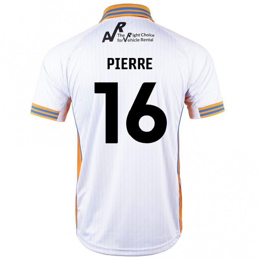 Kandiny Gyermek Aaron Pierre #16 Fehér Idegenbeli Jersey 2024/25 Mez Póló Ing