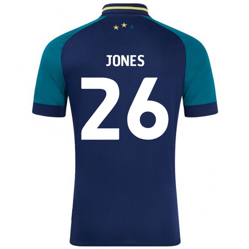 Kandiny Gyermek Patrick Jones #26 Navy Sötétzöld Idegenbeli Jersey 2024/25 Mez Póló Ing