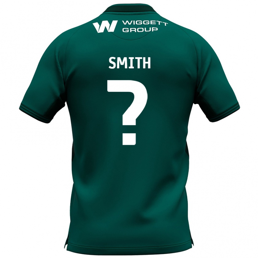 Kandiny Gyermek Kyle Smith #0 Zöld Idegenbeli Jersey 2024/25 Mez Póló Ing