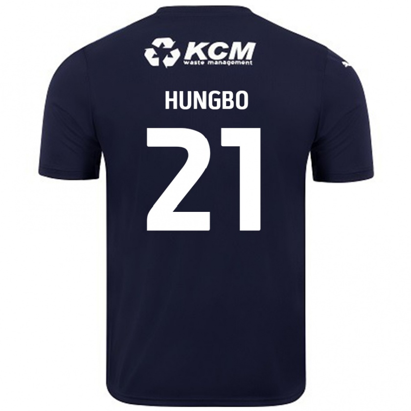 Kandiny Gyermek Joseph Hungbo #21 Sötétkék Idegenbeli Jersey 2024/25 Mez Póló Ing