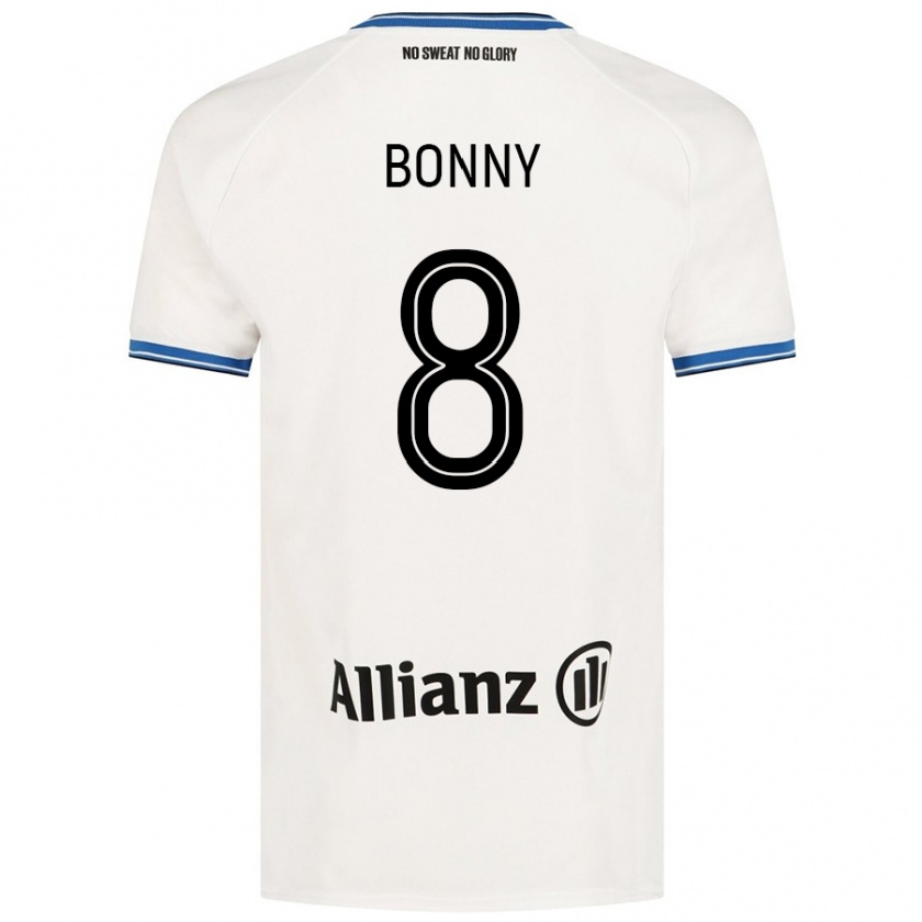 Kandiny Gyermek Chionne Bonny #8 Fehér Idegenbeli Jersey 2024/25 Mez Póló Ing