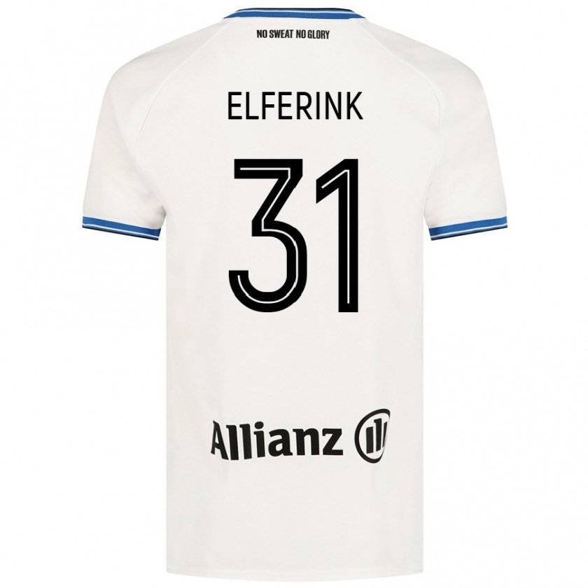 Kandiny Gyermek Marie Elferink #31 Fehér Idegenbeli Jersey 2024/25 Mez Póló Ing