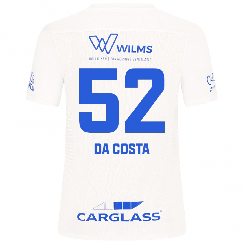 Kandiny Gyermek Wilson Da Costa #52 Fehér Idegenbeli Jersey 2024/25 Mez Póló Ing