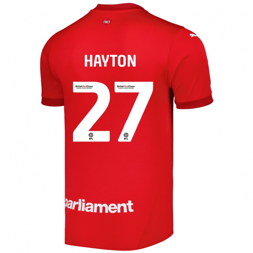 Kandiny Férfi Adam Hayton #27 Piros Hazai Jersey 2024/25 Mez Póló Ing