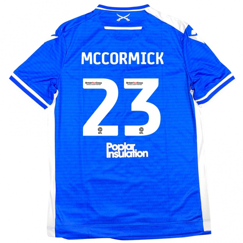 Kandiny Férfi Luke Mccormick #23 Kék Fehér Hazai Jersey 2024/25 Mez Póló Ing