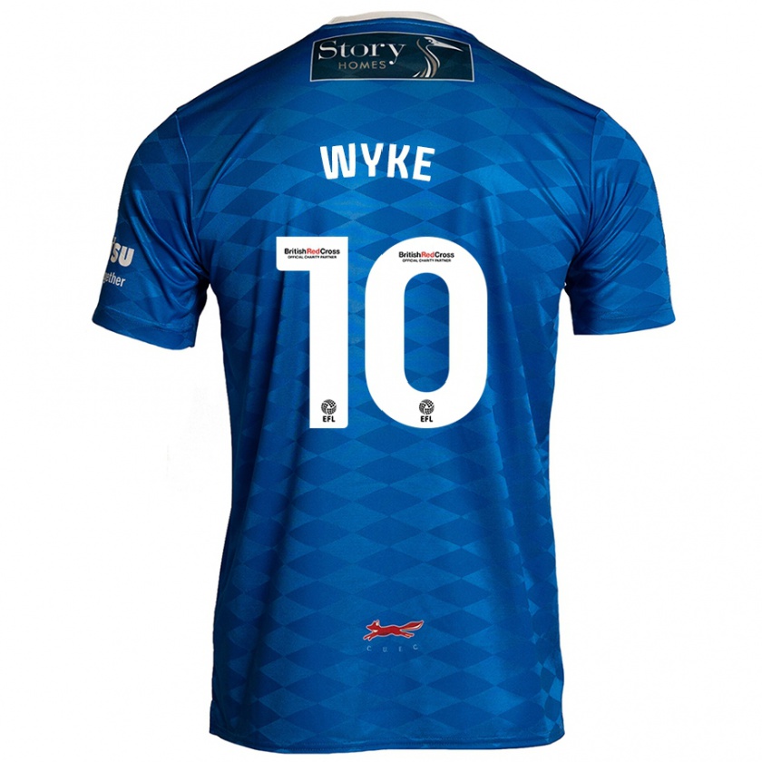 Kandiny Férfi Charlie Wyke #10 Kék Hazai Jersey 2024/25 Mez Póló Ing