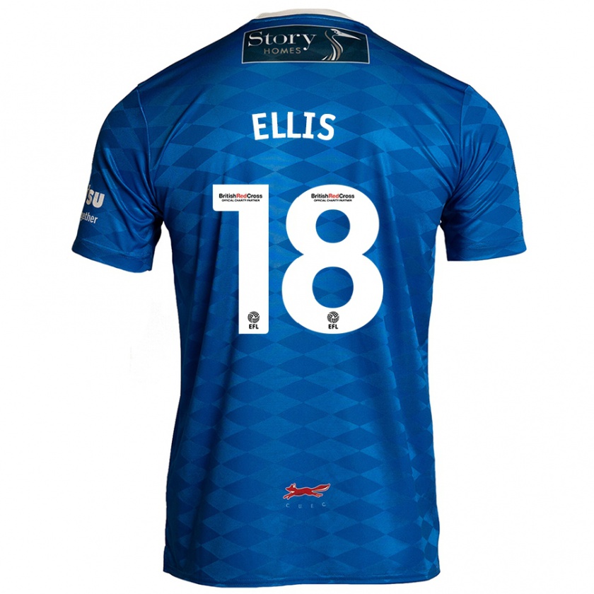 Kandiny Férfi Jack Ellis #18 Kék Hazai Jersey 2024/25 Mez Póló Ing