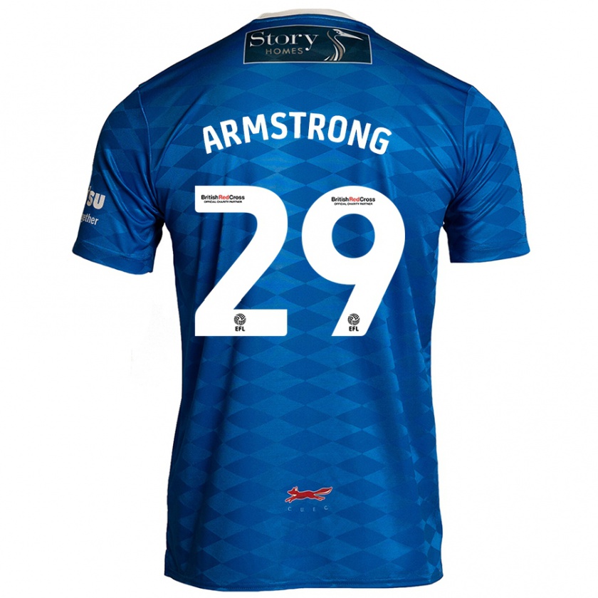 Kandiny Férfi Luke Armstrong #29 Kék Hazai Jersey 2024/25 Mez Póló Ing