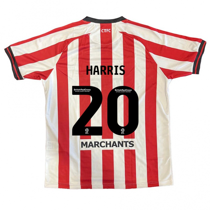 Kandiny Férfi Max Harris #20 Piros Fehér Hazai Jersey 2024/25 Mez Póló Ing