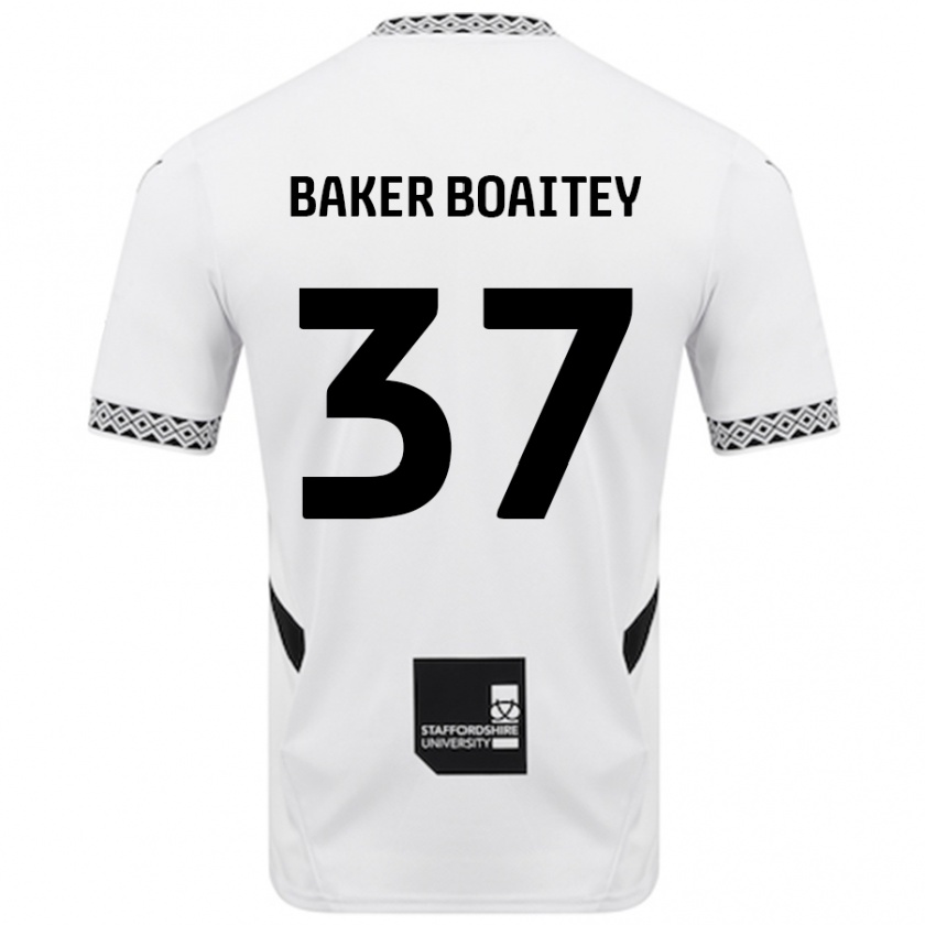 Kandiny Férfi Benicio Baker-Boaitey #37 Fehér Hazai Jersey 2024/25 Mez Póló Ing