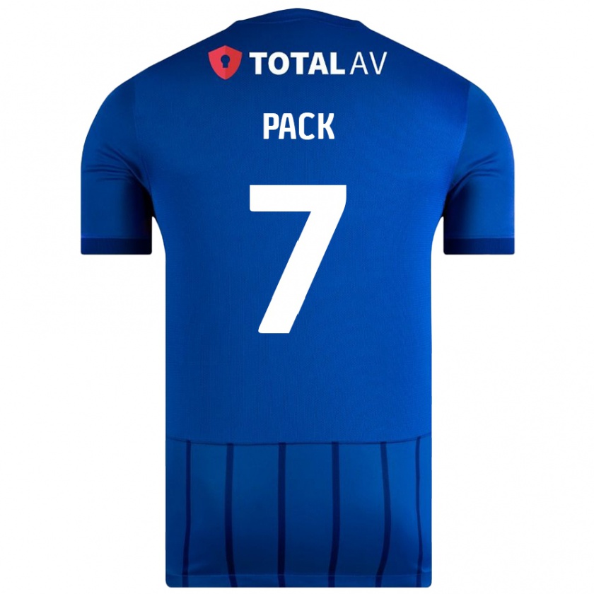 Kandiny Férfi Marlon Pack #7 Kék Hazai Jersey 2024/25 Mez Póló Ing