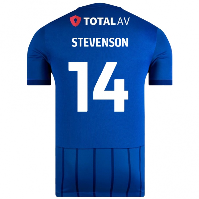 Kandiny Férfi Ben Stevenson #14 Kék Hazai Jersey 2024/25 Mez Póló Ing