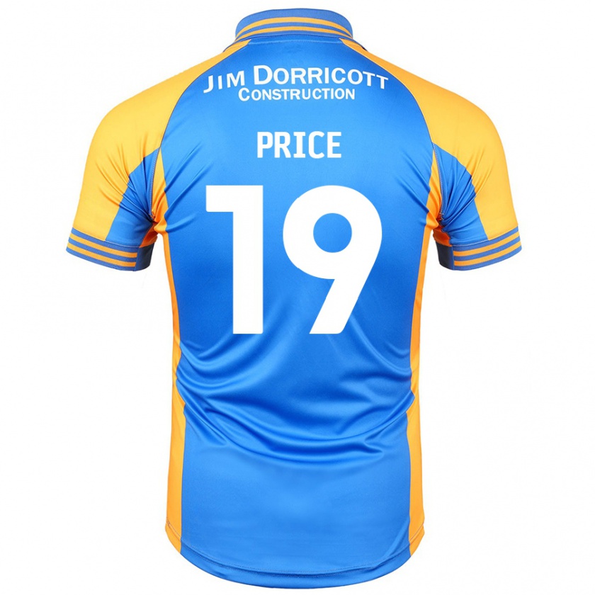 Kandiny Férfi Jack Price #19 Kék Borostyán Hazai Jersey 2024/25 Mez Póló Ing