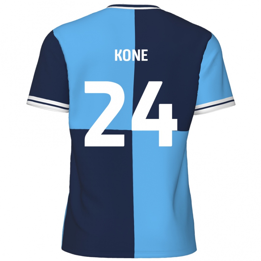 Kandiny Férfi Richard Kone #24 Égszínkék Sötétkék Hazai Jersey 2024/25 Mez Póló Ing