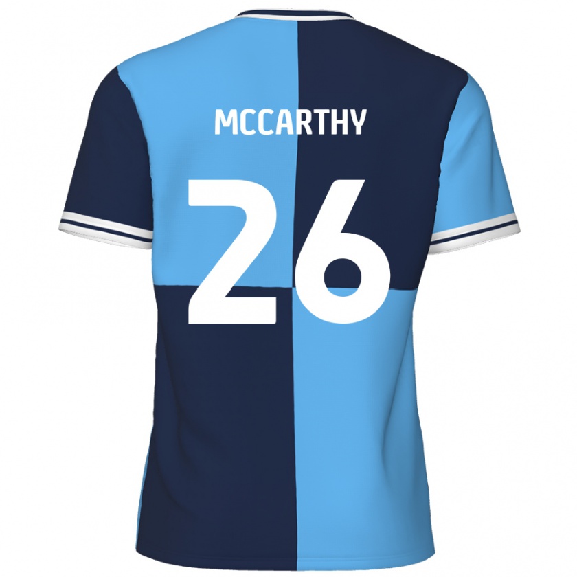 Kandiny Férfi Jason Mccarthy #26 Égszínkék Sötétkék Hazai Jersey 2024/25 Mez Póló Ing