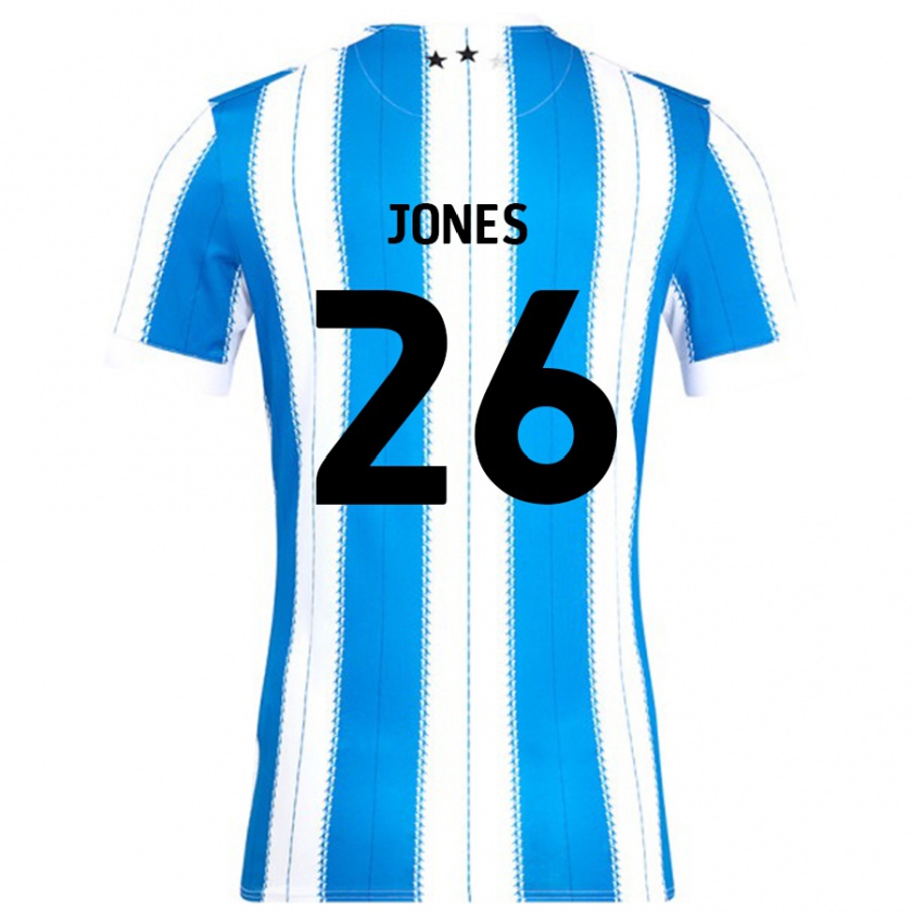 Kandiny Férfi Patrick Jones #26 Kék Fehér Hazai Jersey 2024/25 Mez Póló Ing