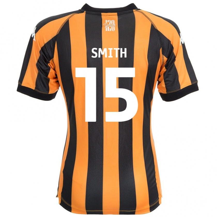 Kandiny Férfi Suey Smith #15 Fekete Borostyán Hazai Jersey 2024/25 Mez Póló Ing