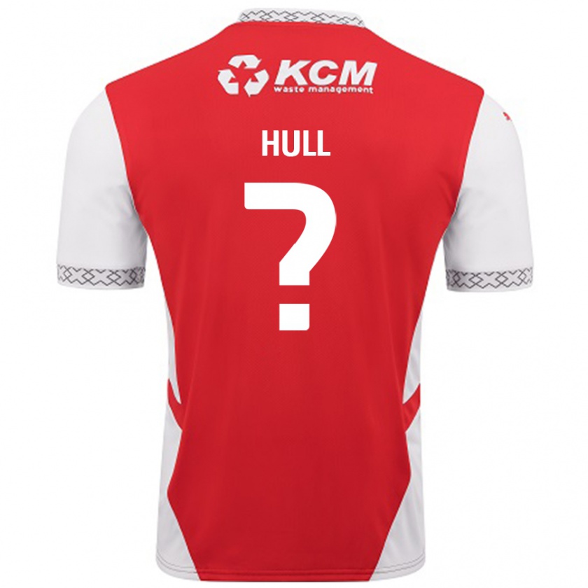 Kandiny Férfi Jake Hull #0 Piros Fehér Hazai Jersey 2024/25 Mez Póló Ing