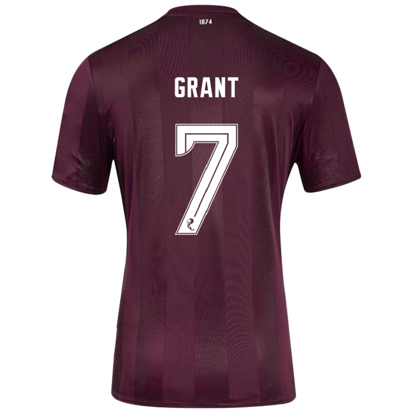 Kandiny Férfi Jorge Grant #7 Burgundia Hazai Jersey 2024/25 Mez Póló Ing