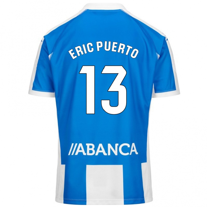 Kandiny Férfi Eric Puerto #13 Kék Fehér Hazai Jersey 2024/25 Mez Póló Ing