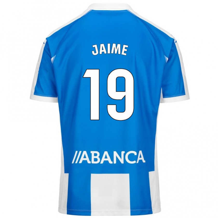 Kandiny Férfi Jaime Sánchez #19 Kék Fehér Hazai Jersey 2024/25 Mez Póló Ing