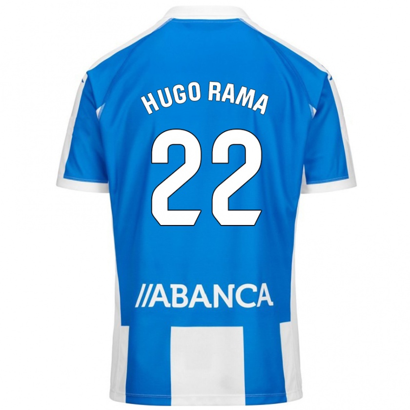 Kandiny Férfi Hugo Rama #22 Kék Fehér Hazai Jersey 2024/25 Mez Póló Ing