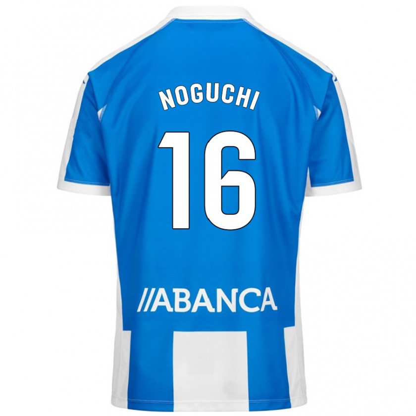 Kandiny Férfi Ayaka Noguchi #16 Kék Fehér Hazai Jersey 2024/25 Mez Póló Ing