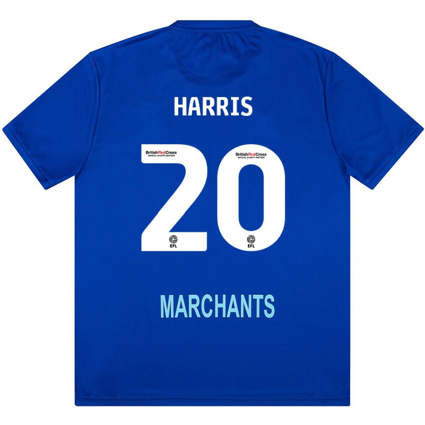 Kandiny Férfi Max Harris #20 Zöld Idegenbeli Jersey 2024/25 Mez Póló Ing