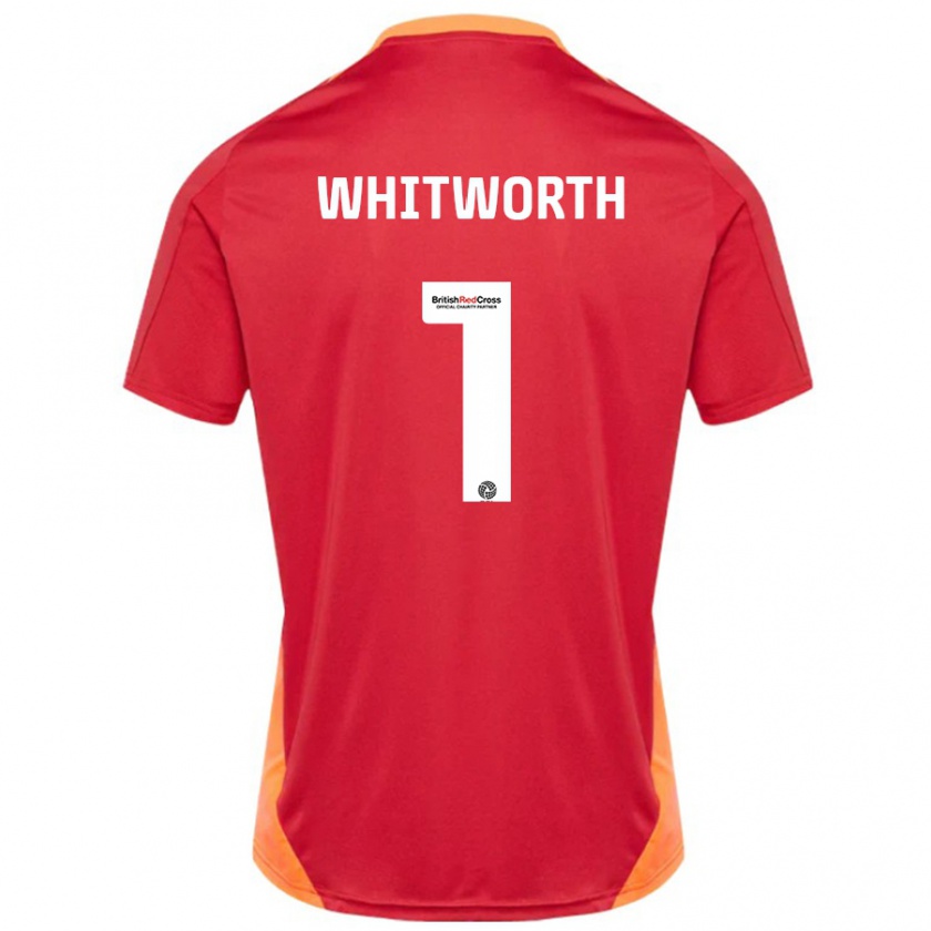 Kandiny Férfi Joe Whitworth #1 Kék Törtfehér Idegenbeli Jersey 2024/25 Mez Póló Ing