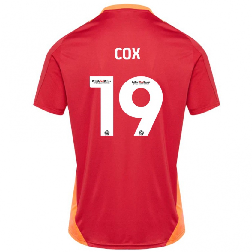 Kandiny Férfi Sonny Cox #19 Kék Törtfehér Idegenbeli Jersey 2024/25 Mez Póló Ing