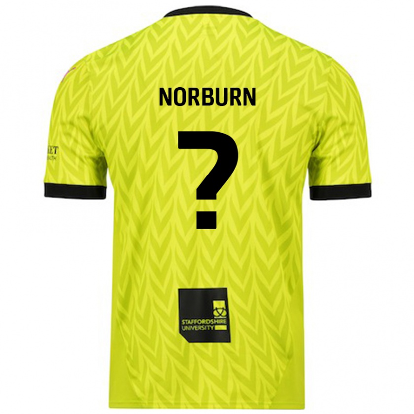 Kandiny Férfi Dylan Norburn #0 Fluoreszkáló Zöld Idegenbeli Jersey 2024/25 Mez Póló Ing