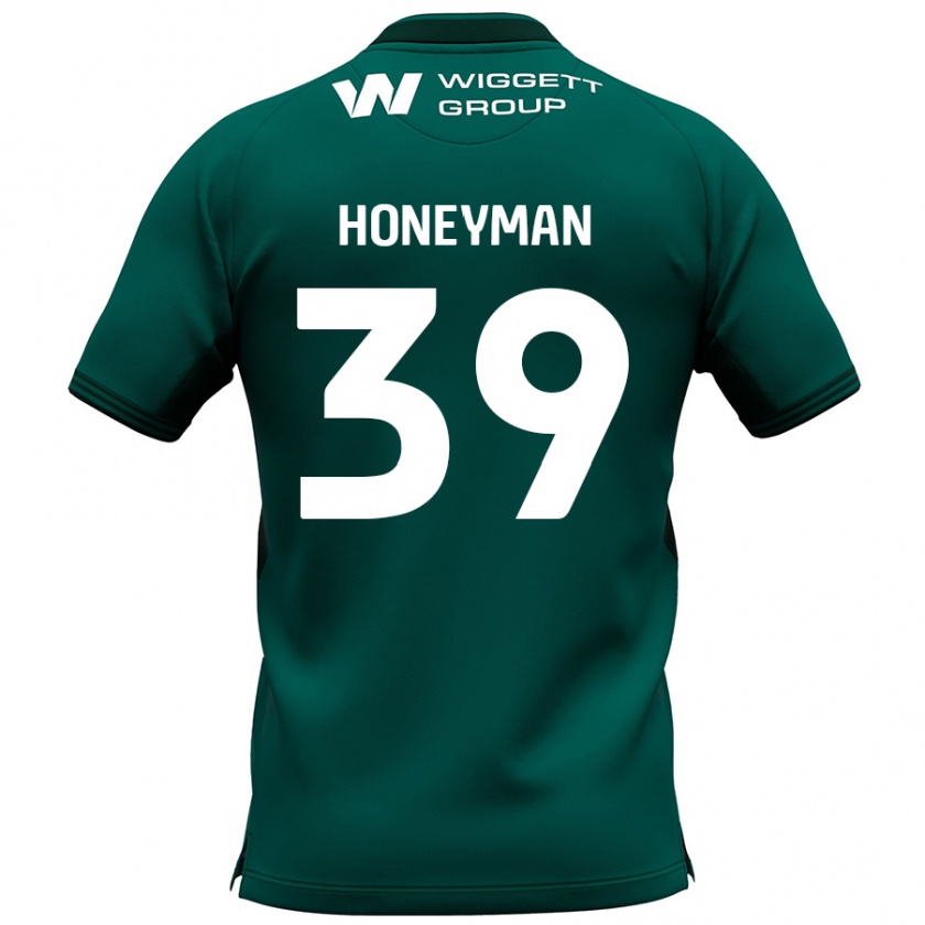 Kandiny Férfi George Honeyman #39 Zöld Idegenbeli Jersey 2024/25 Mez Póló Ing