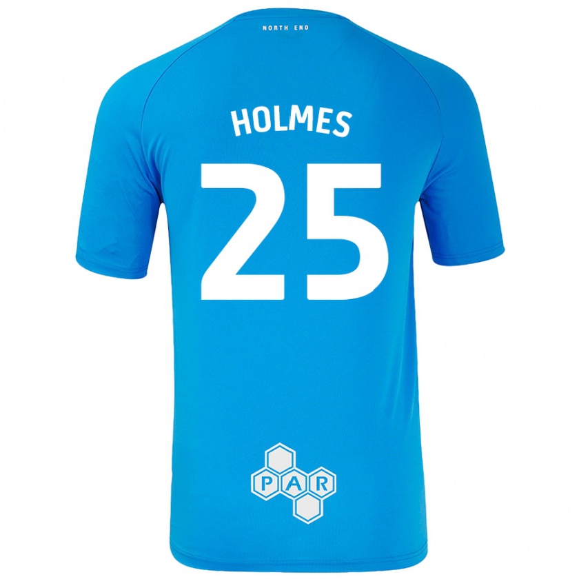 Kandiny Férfi Duane Holmes #25 Égszínkék Idegenbeli Jersey 2024/25 Mez Póló Ing