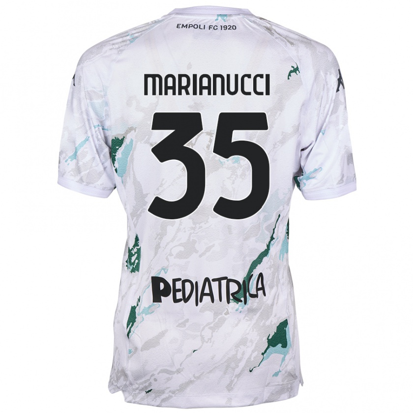 Kandiny Férfi Luca Marianucci #35 Szürke Idegenbeli Jersey 2024/25 Mez Póló Ing