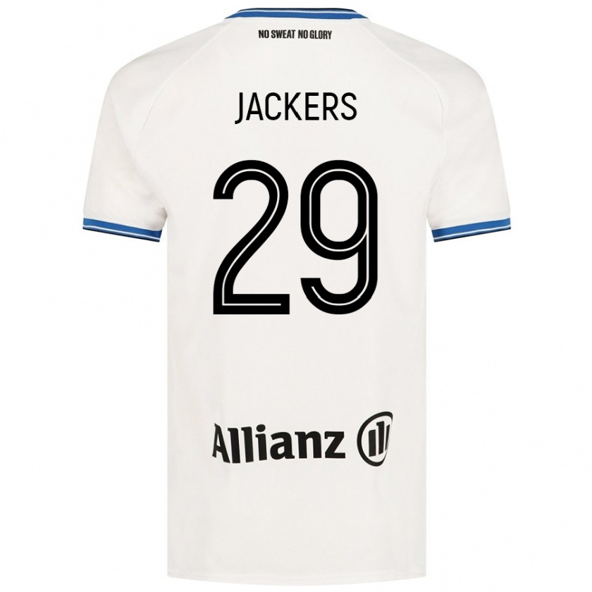 Kandiny Férfi Nordin Jackers #29 Fehér Idegenbeli Jersey 2024/25 Mez Póló Ing