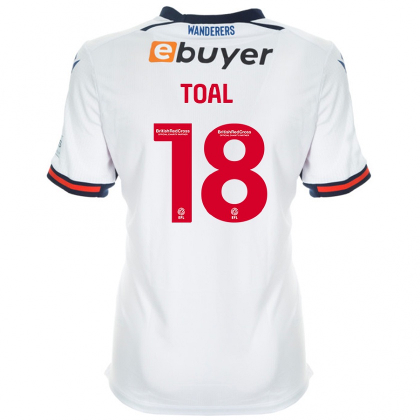 Kandiny Női Eoin Toal #18 Fehér Hazai Jersey 2024/25 Mez Póló Ing