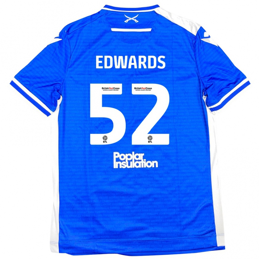 Kandiny Női Max Edwards #52 Kék Fehér Hazai Jersey 2024/25 Mez Póló Ing