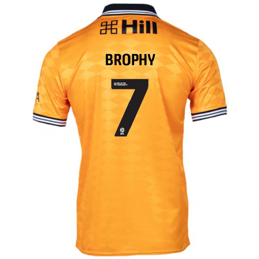 Kandiny Női James Brophy #7 Narancs Hazai Jersey 2024/25 Mez Póló Ing