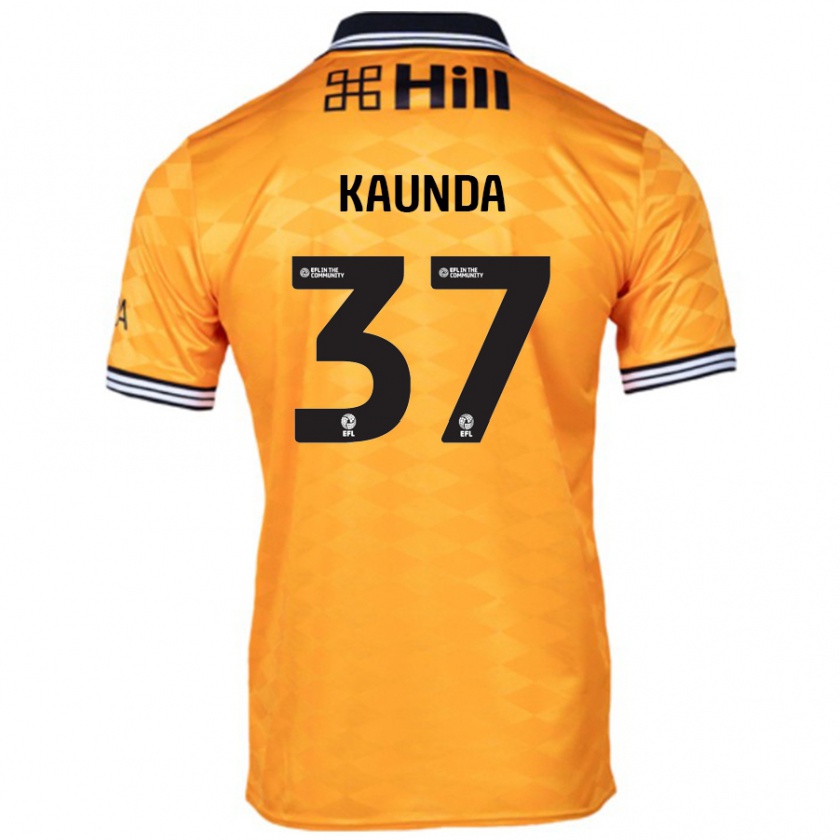 Kandiny Női Amaru Kaunda #37 Narancs Hazai Jersey 2024/25 Mez Póló Ing