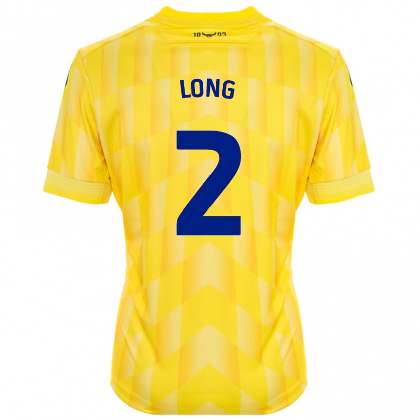 Kandiny Női Sam Long #2 Sárga Hazai Jersey 2024/25 Mez Póló Ing