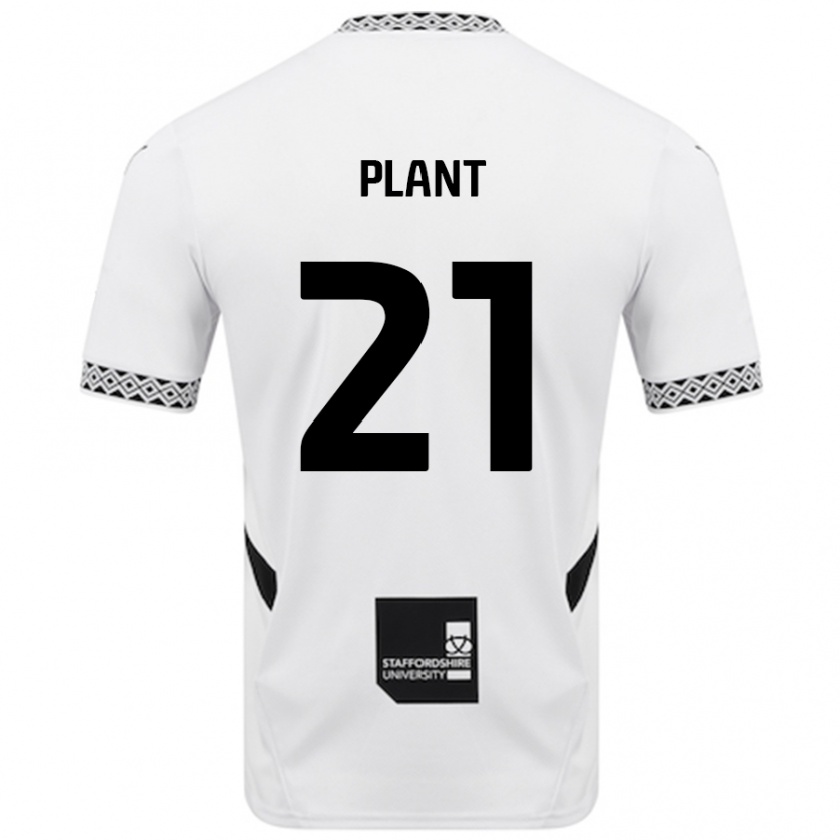 Kandiny Női James Plant #21 Fehér Hazai Jersey 2024/25 Mez Póló Ing