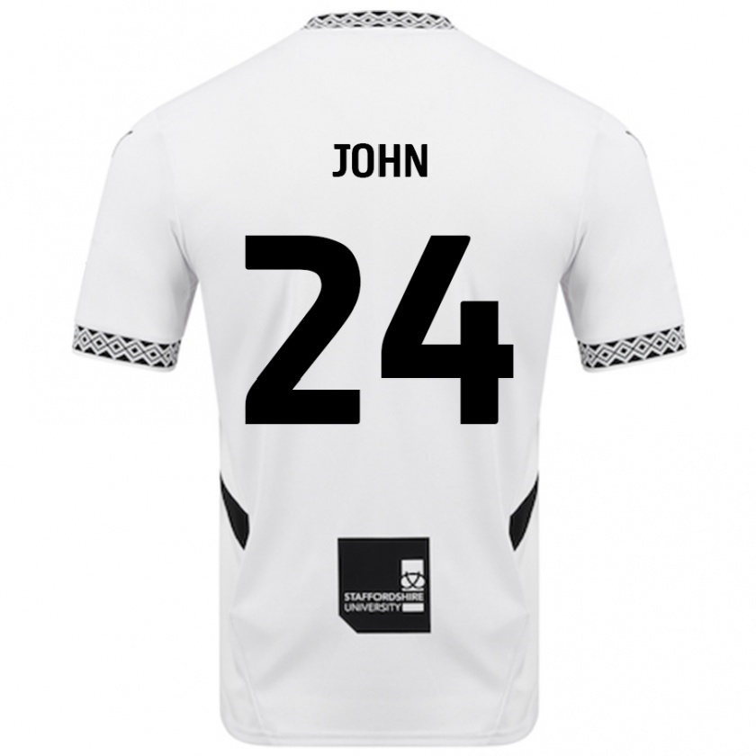 Kandiny Női Kyle John #24 Fehér Hazai Jersey 2024/25 Mez Póló Ing