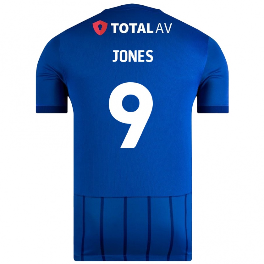 Kandiny Női Emma Jones #9 Kék Hazai Jersey 2024/25 Mez Póló Ing