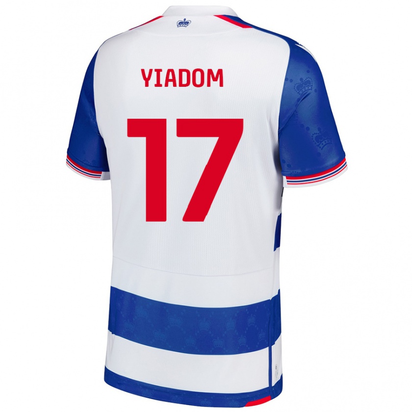 Kandiny Női Andy Yiadom #17 Kék Fehér Hazai Jersey 2024/25 Mez Póló Ing