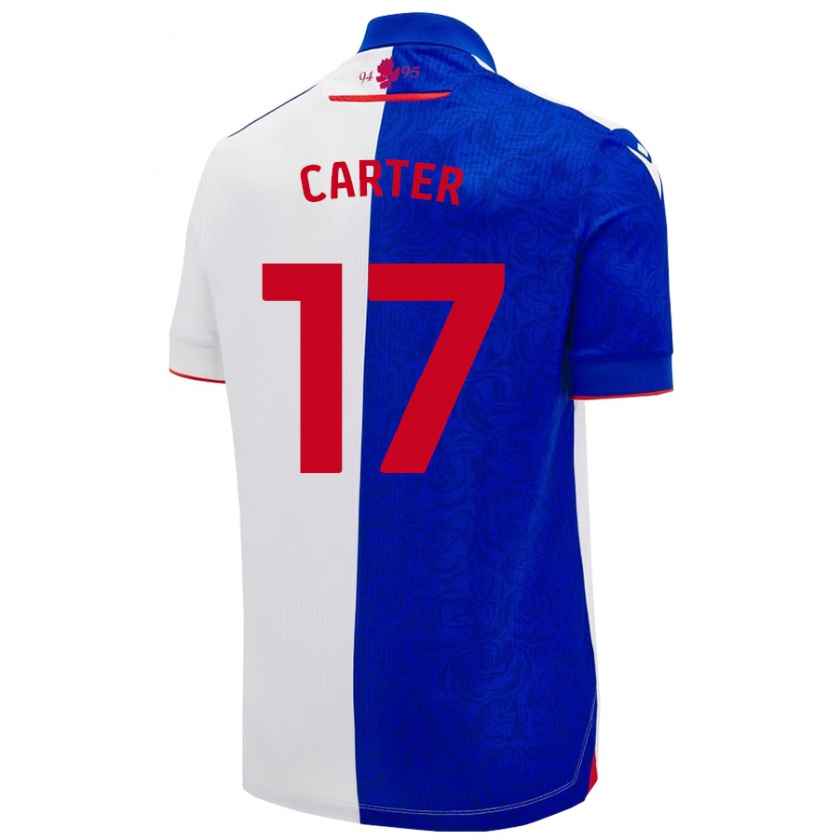 Kandiny Női Hayden Carter #17 Égszínkék Fehér Hazai Jersey 2024/25 Mez Póló Ing