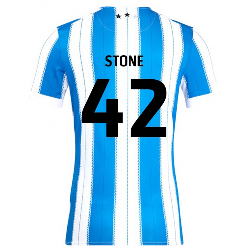 Kandiny Női Michael Stone #42 Kék Fehér Hazai Jersey 2024/25 Mez Póló Ing