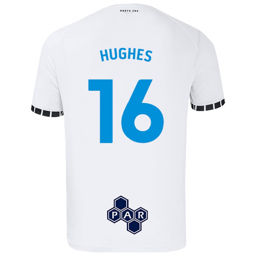 Kandiny Női Andrew Hughes #16 Fehér Hazai Jersey 2024/25 Mez Póló Ing