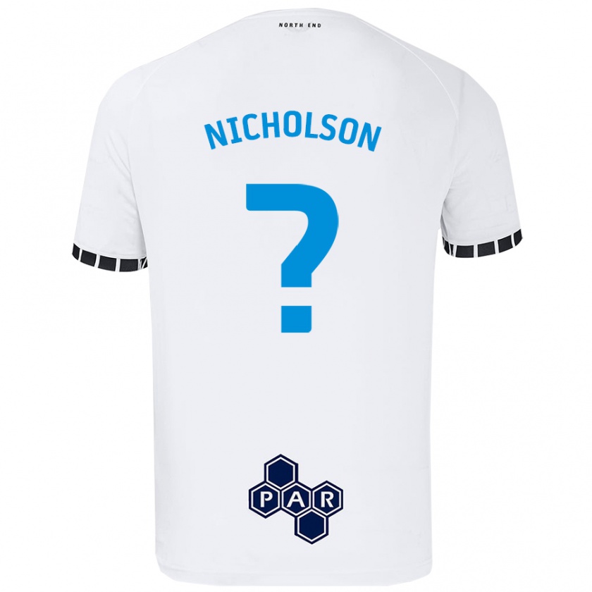 Kandiny Női Joseph Nicholson #0 Fehér Hazai Jersey 2024/25 Mez Póló Ing