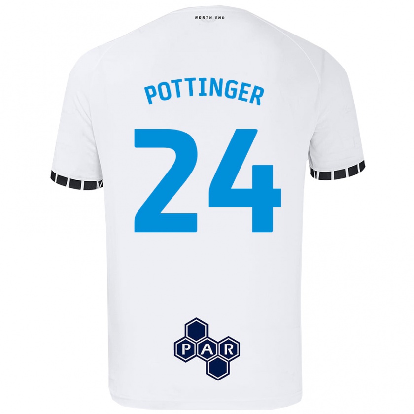 Kandiny Női Kaya Pottinger #24 Fehér Hazai Jersey 2024/25 Mez Póló Ing