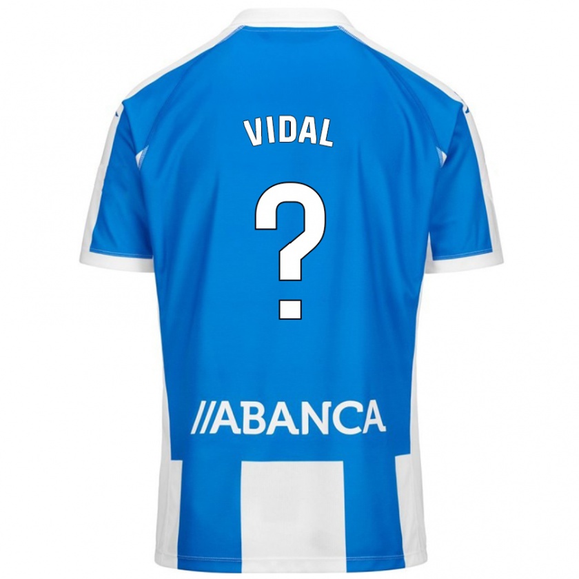 Kandiny Női Iker Vidal #0 Kék Fehér Hazai Jersey 2024/25 Mez Póló Ing